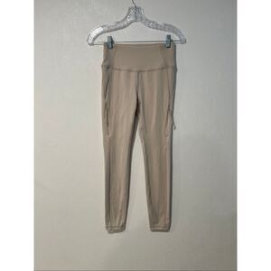 Avalanche Outdoor Supply Co. High Rise Leggings XS Beige Tan with Side Pockets